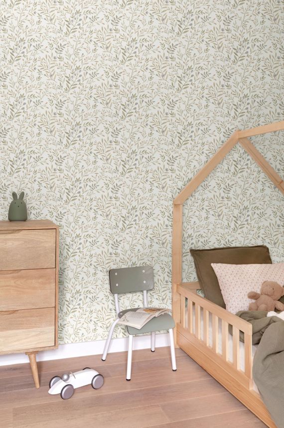 Tapéta, szürke-bézs, ágak, A78802, Inia, Grandeco