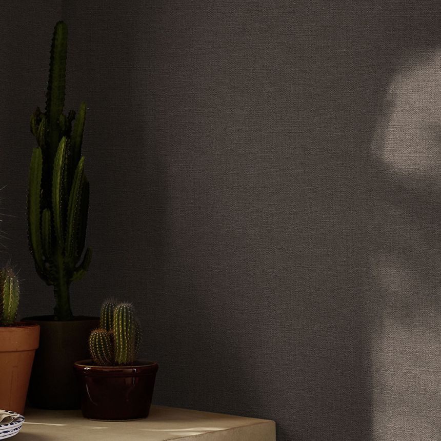 Tapéta, barna, textil hatás, 143252, Jaipur, Graham Brown Premium