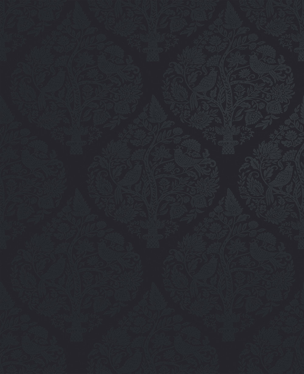 Tapéta, kék, ornamentális minta, 142059, Allurium, Graham Brown Premium