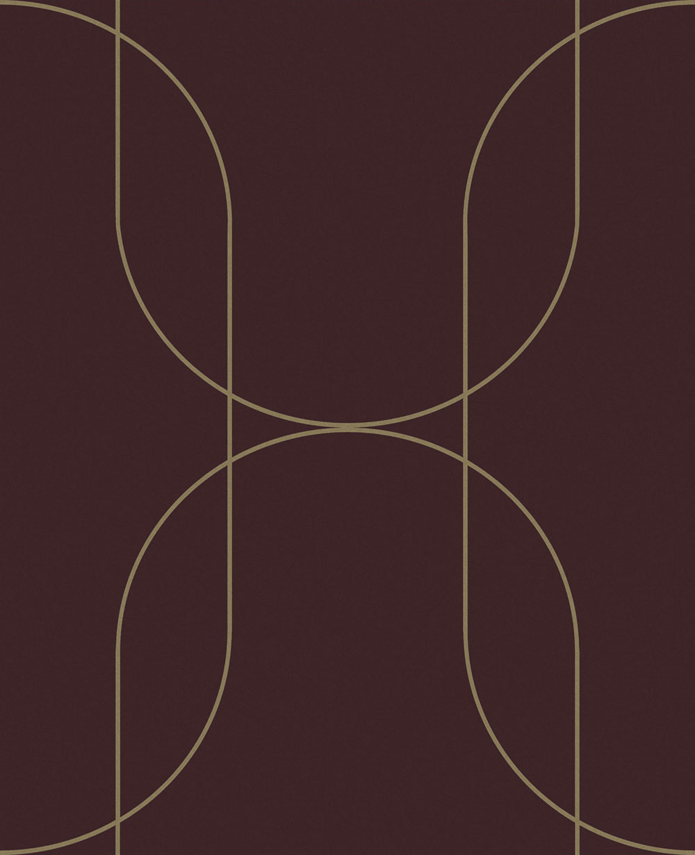 Grafikus tapéta, bordó, 142061, Allurium, Graham Brown Premium