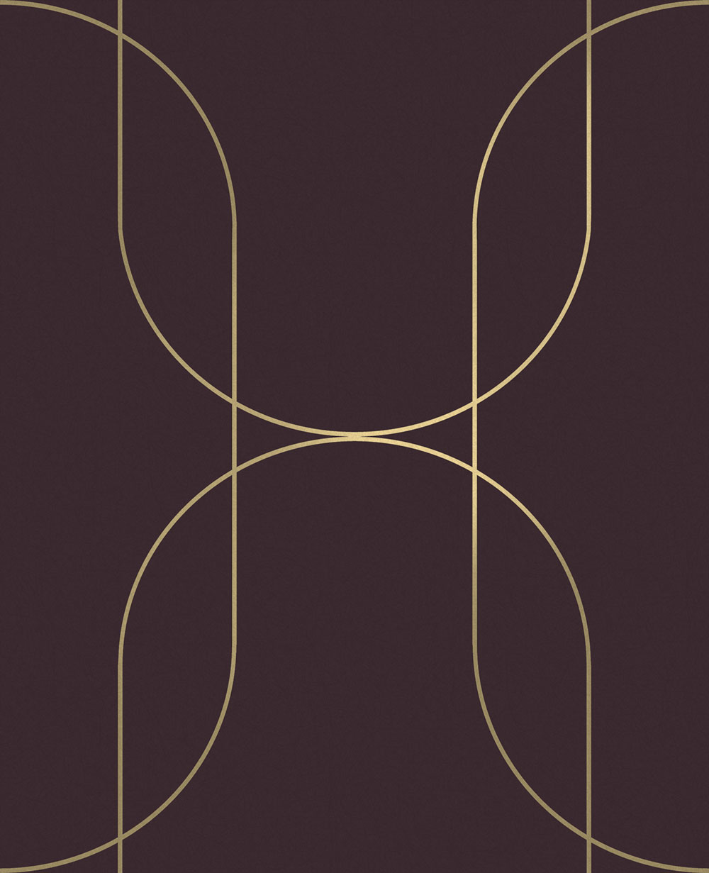 Grafikus tapéta, lila, 142062, Allurium, Graham Brown Premium