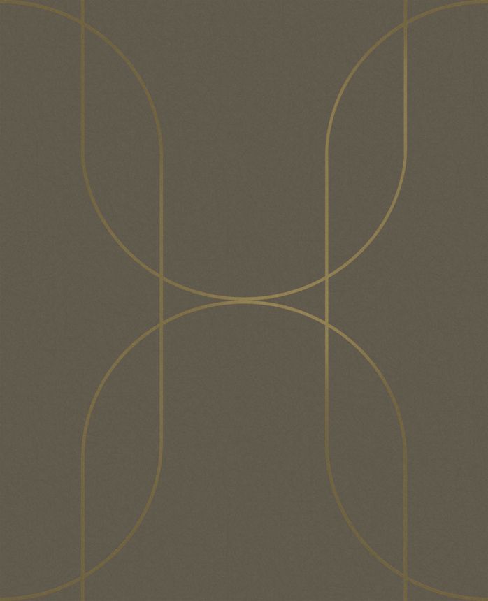 Grafikus tapéta, barna, 142064, Allurium, Graham Brown Premium