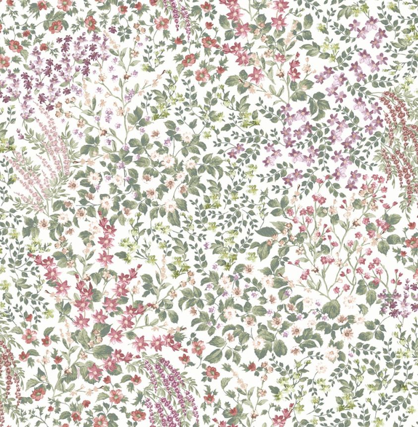 Tapéta, fehér, virágok, 142353, Allurium, Graham Brown Premium