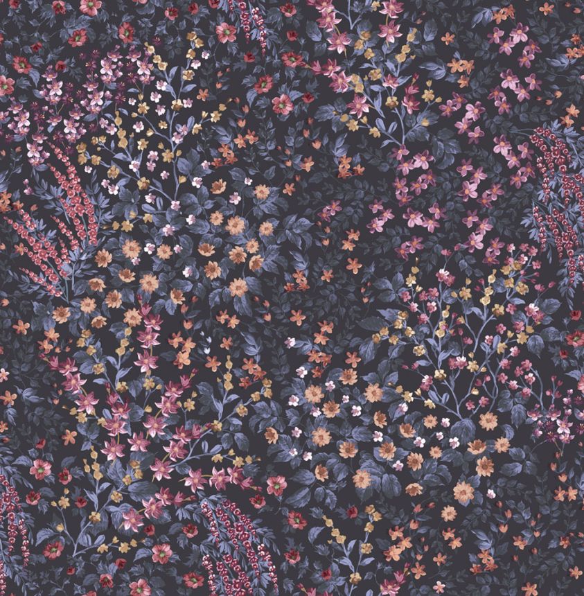 Tapéta, kék, virágok, 142354, Allurium, Graham Brown Premium