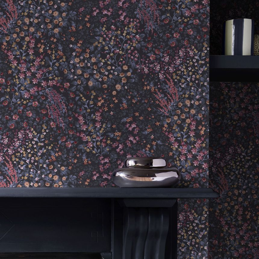 Tapéta, kék, virágok, 142354, Allurium, Graham Brown Premium