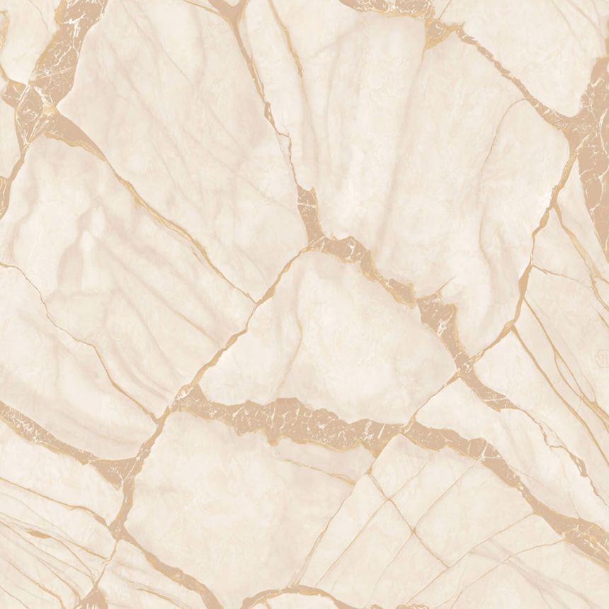 Tapéta, bézs, arany, márvány hatás, Z81040, Philipp Plein 2, Zambaiti Parati