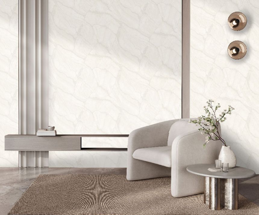 Tapéta, fehér, márvány hatás, Z81042, Philipp Plein 2, Zambaiti Parati