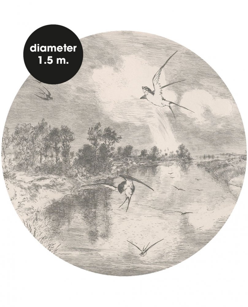 Öntapadó kör-tapéta 309113, 150cm, Wallpower Favorites, Eijffinger