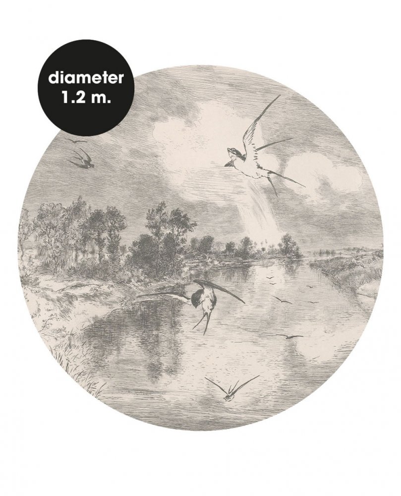 Öntapadó kör-tapéta 309112, 120cm, Wallpower Favorites, Eijffinger