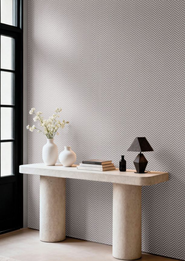 Geometrikus tapéta, szürke, 7778, Agora, Parato by Cristiana Masi