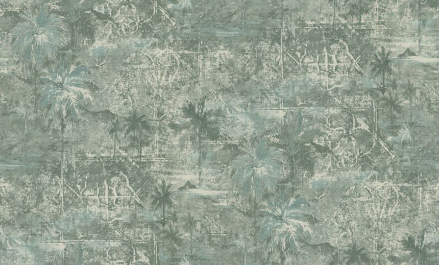 Tapéta, zöld, pálmalevelek, 74006, Armonia, Emiliana Parati