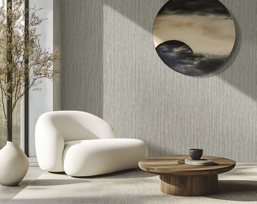 Tapéta, szürke, textil hatás, 74043, Armonia, Emiliana Parati