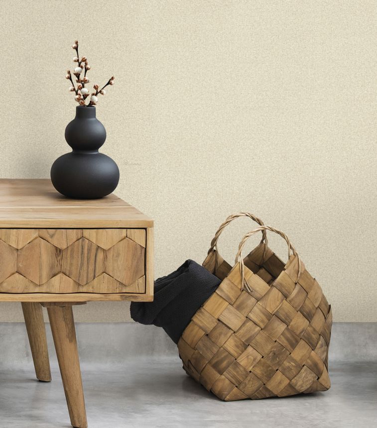 Tapéta, bézs és szürke árnyalatok, szövet hatás, BM31034, Blumarine, Emiliana Parati