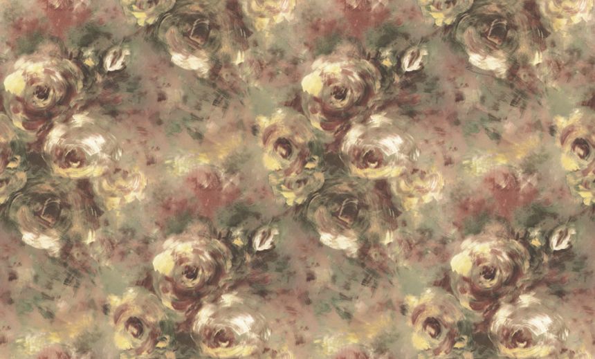 Tapéta, barna, virágok, BM31040, Blumarine, Emiliana Parati