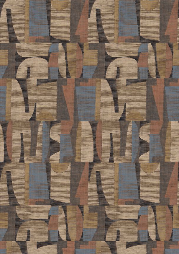 Geometrikus fotótapéta, barna, piros, IMD28101, Imani, Decoprint