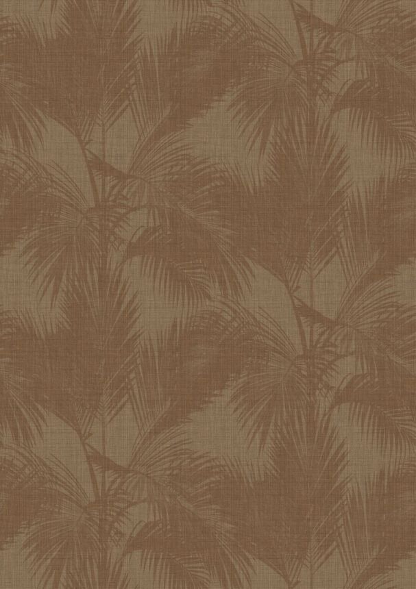 Fotótapéta, pálmalevelek, barna, fekete, IMD28123, Imani, Decoprint