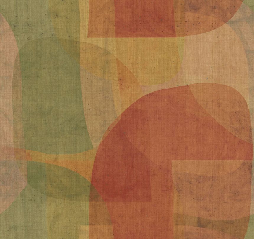 Geometrikus fotótapéta, piros, zöld, IMD28130, Imani, Decoprint