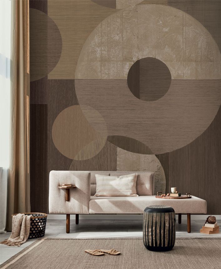 Geometrikus fotótapéta, sárga, barna, IMD28140, Imani, Decoprint