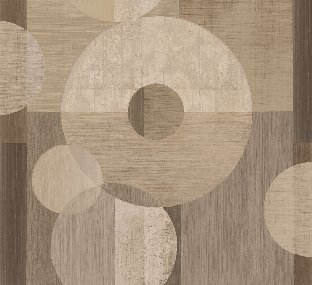 Geometrikus fotótapéta, bézs, barna, IMD28142, Imani, Decoprint
