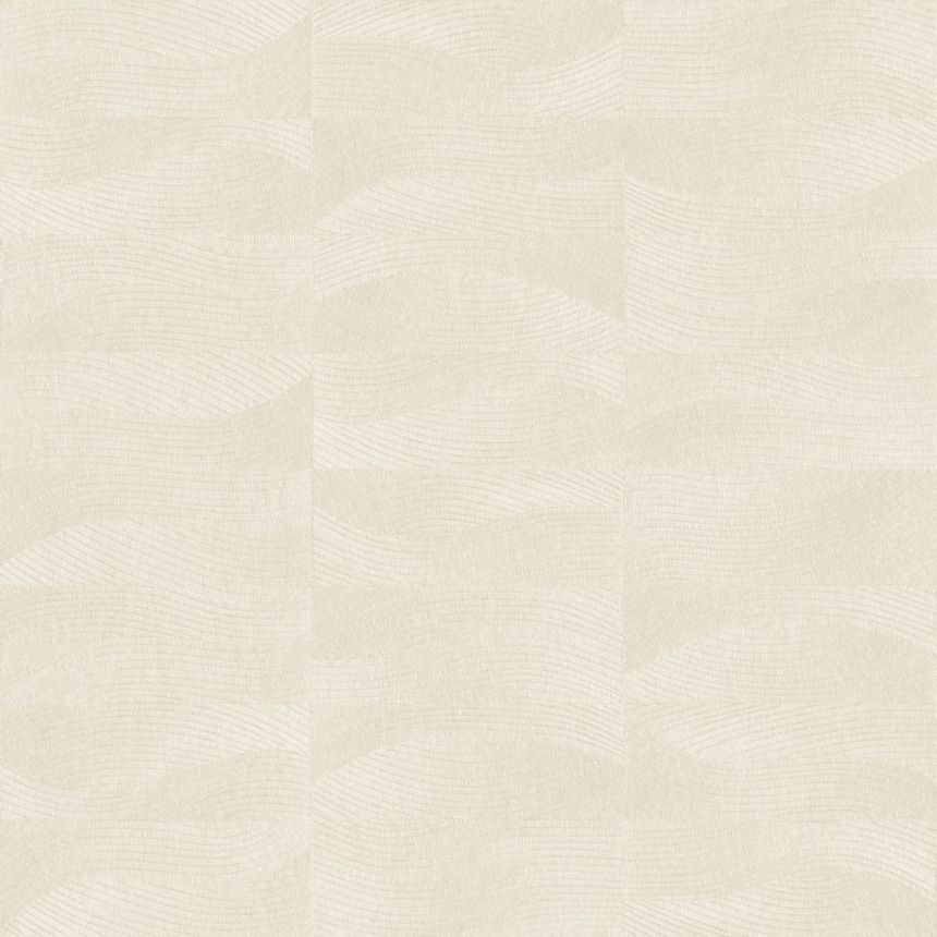 Tapéta, bézs, hímzésutánzat, hullámok, TN29020, Terra Nova, Decoprint