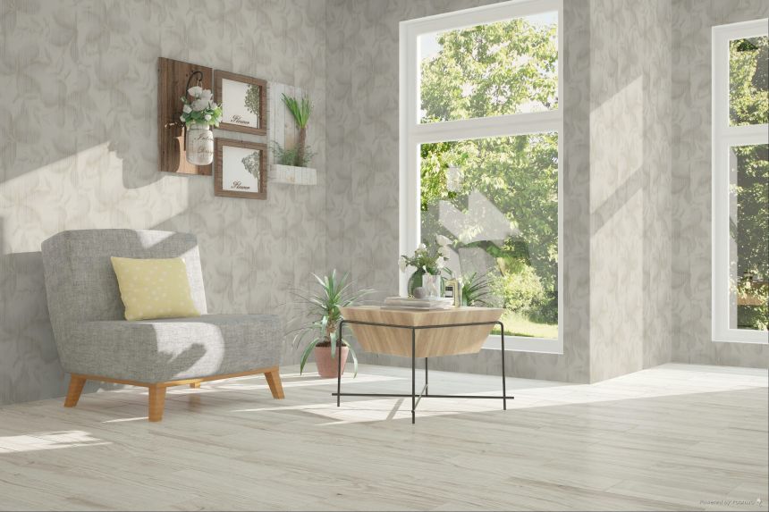 Tapéta, bézs, levelek, TN29061, Terra Nova, Decoprint