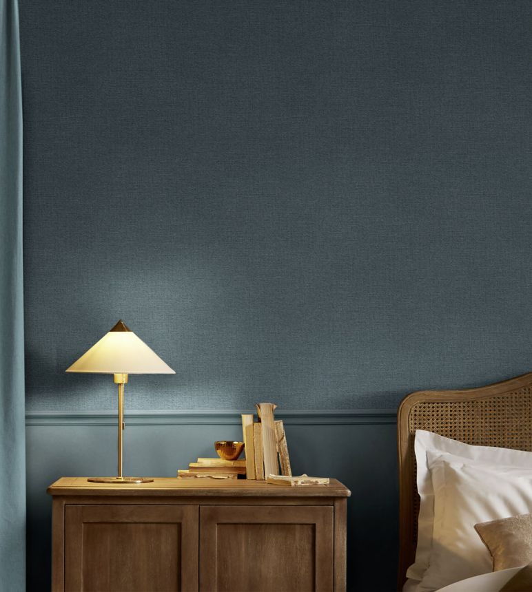 Tapéta, türkiz, textil hatás, 143257, Jaipur, Graham Brown Premium