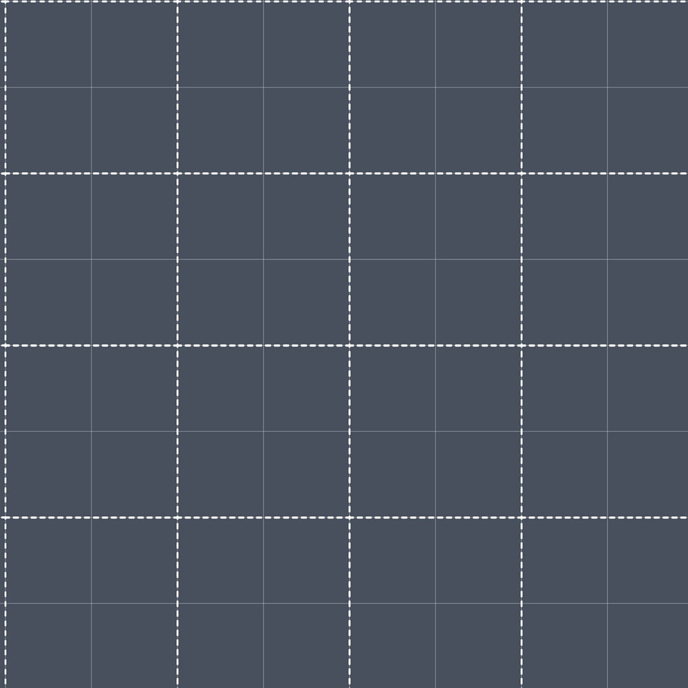 Tapéta, sötétkék, fehér, kockás, 4480, Momi, Parato by Cristiana Masi