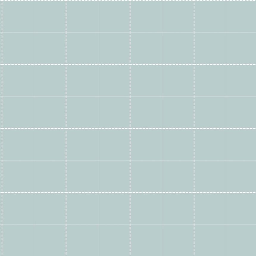 Tapéta, világoskék, fehér, kockás, 4482, Momi, Parato by Cristiana Masi