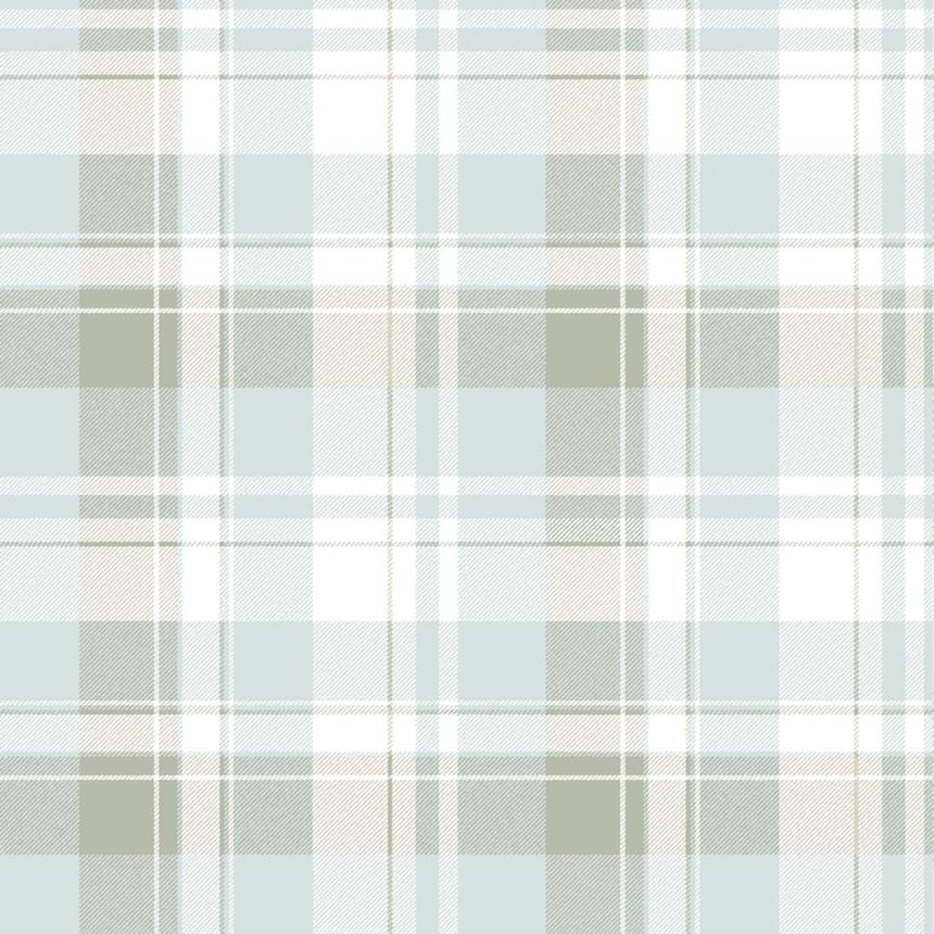 Tapéta, kék, kockás textil hatású, 4492, Momi, Parato by Cristiana Masi