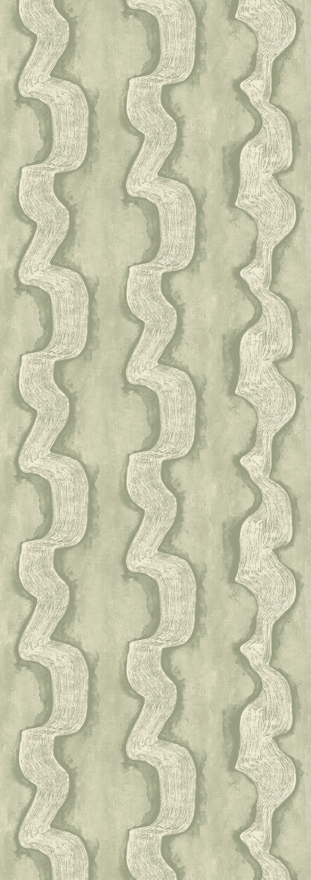 Fotótapéta, zöld, fehér, hullámok, DGTRA304-260, Traces, Masureel
