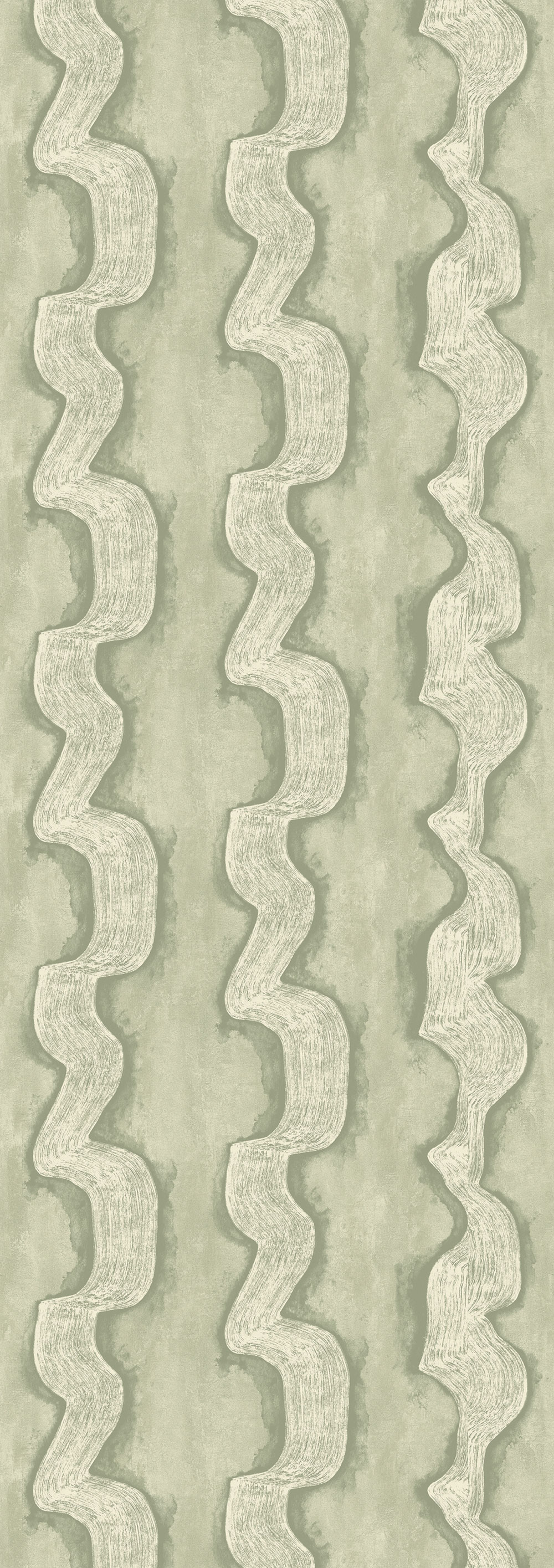 Fotótapéta, zöld, fehér, hullámok, DGTRA304-300, Traces, Masureel