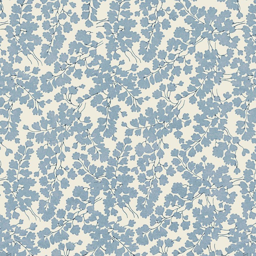 Tapéta, kék, fehér, levelek, 122743, Laura Ashley 4