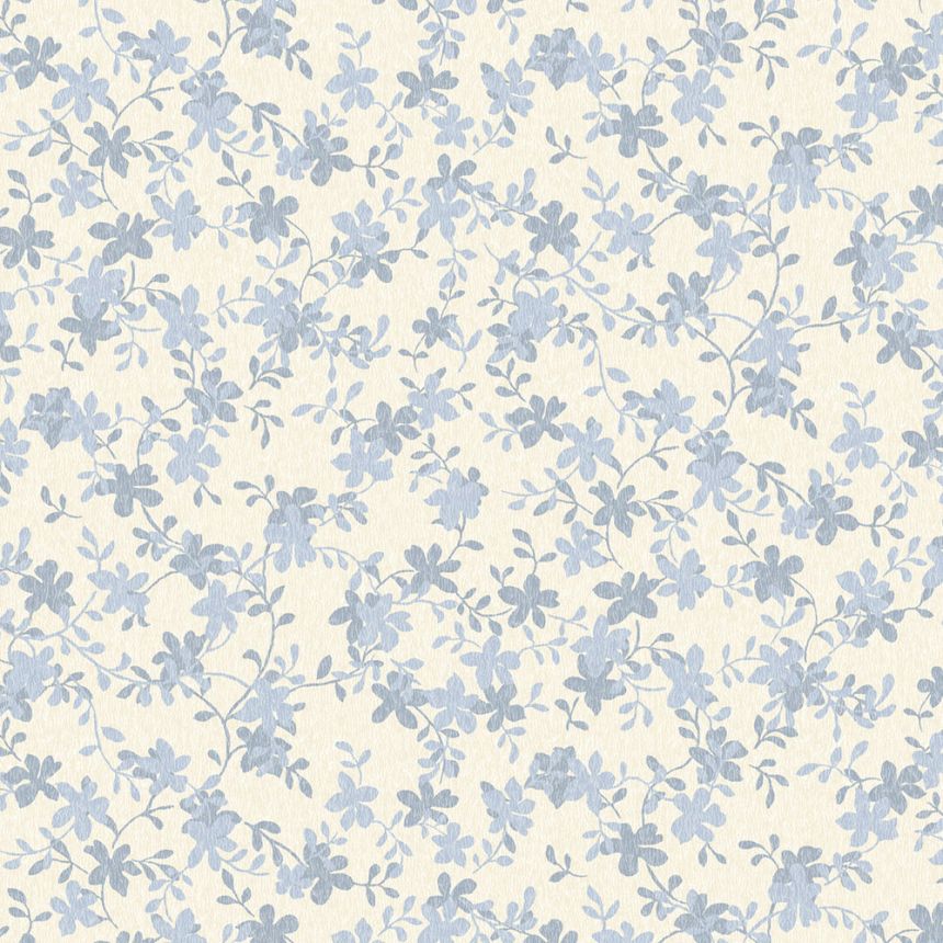 Tapéta, kék, szürke, levelek, 122744, Laura Ashley 4