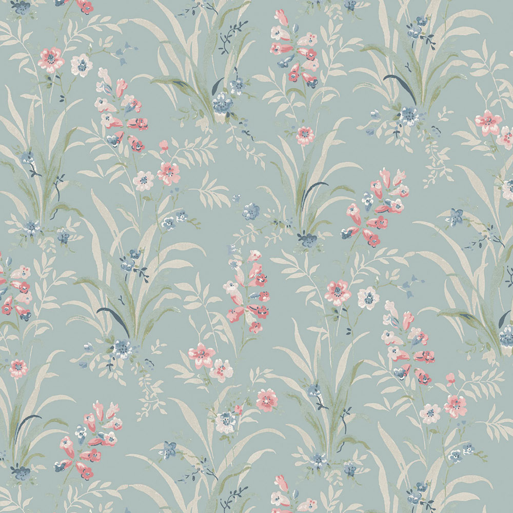 Tapéta, kék, lila, mezei virágok, 122751, Laura Ashley 4
