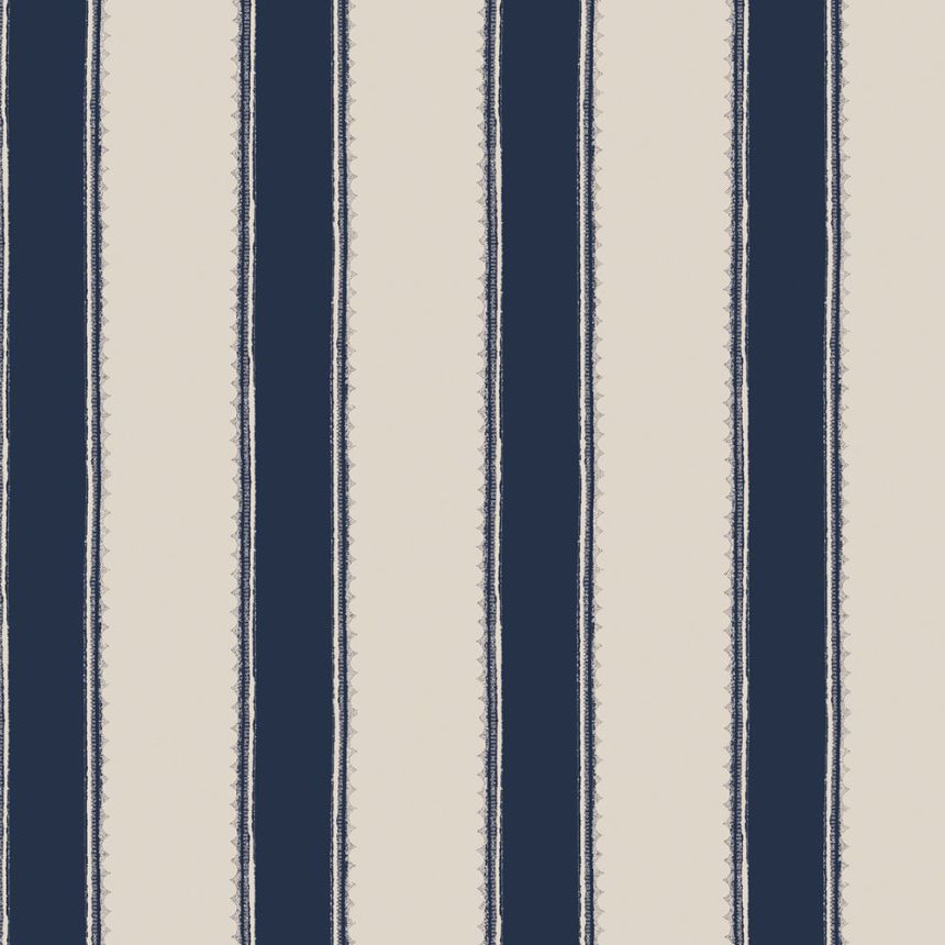 Tapéta, kék-fehér, csíkos, 127404, Laura Ashley 4