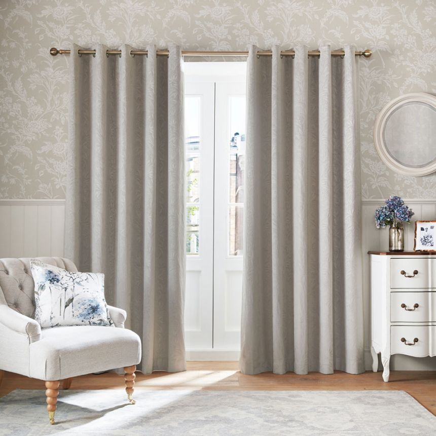 Tapéta, bézs-fehér, virágmintás, 127391, Laura Ashley 4
