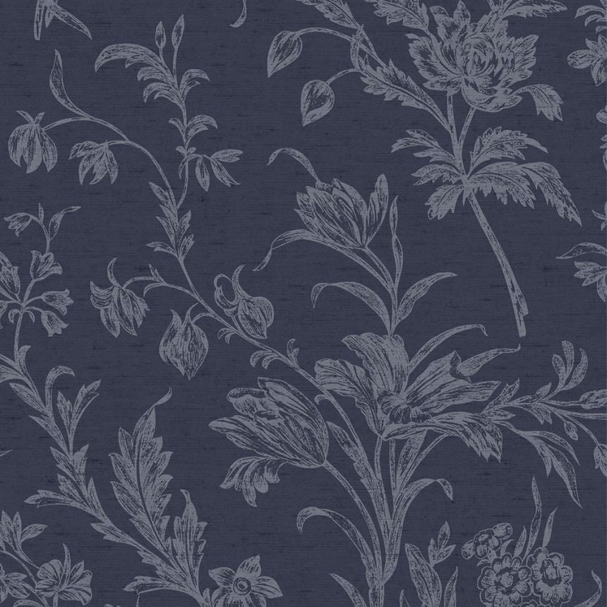 Tapéta, kék, virágmintás, 127392, Laura Ashley 4