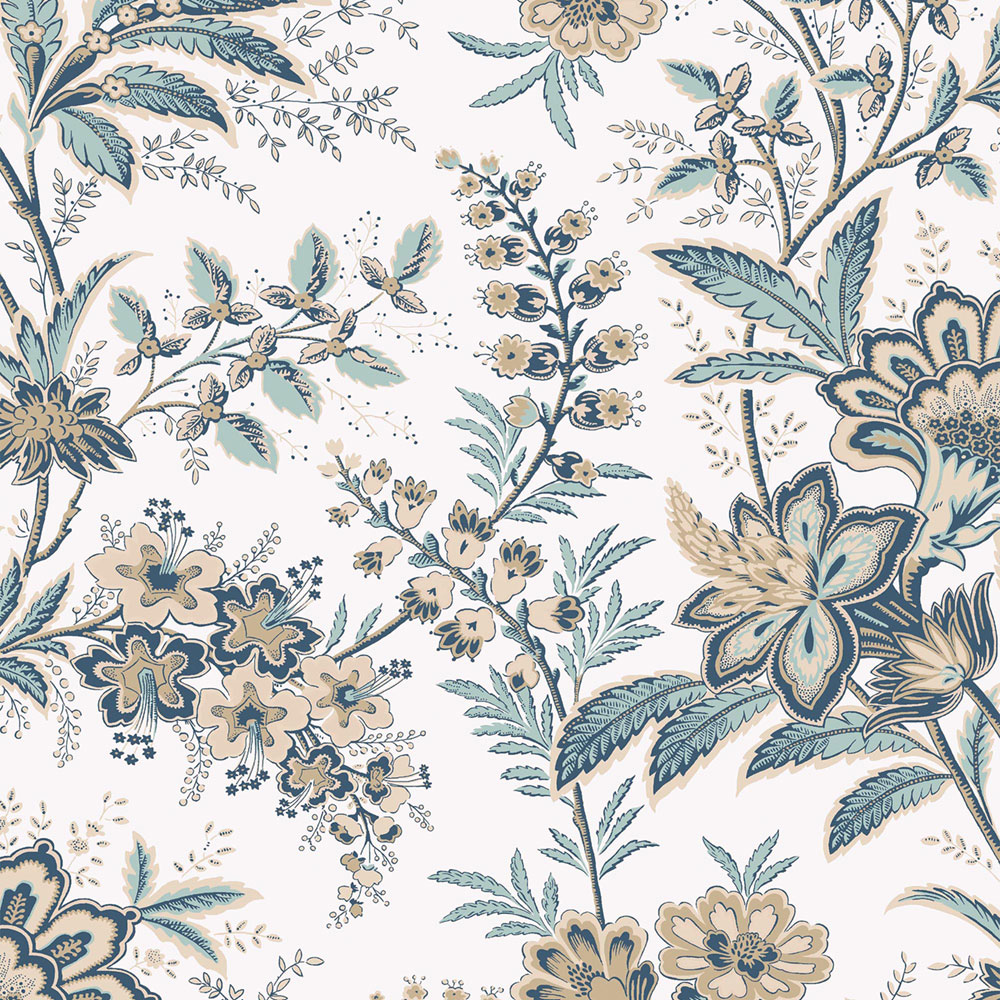Tapéta, fehér, bézs, virágok, 130098, Laura Ashley 4