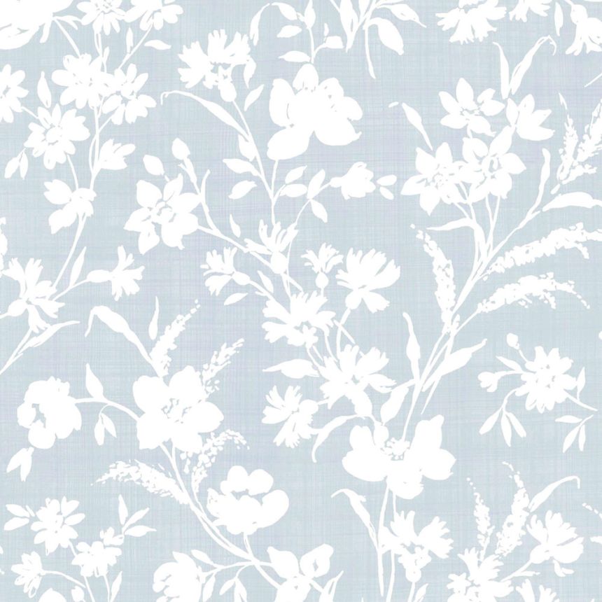 Tapéta, kék, virágmintás, 130109, Laura Ashley 4