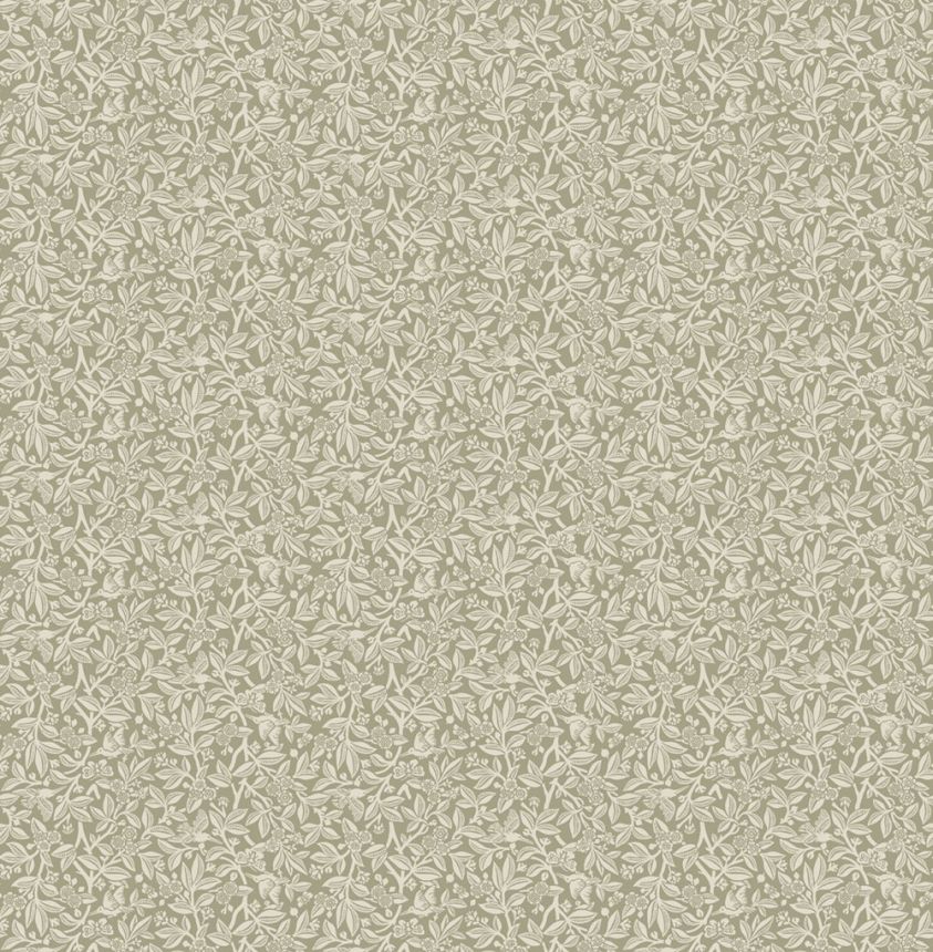 Tapéta, szürke, virágok, madarak, 140320, Laura Ashley 4