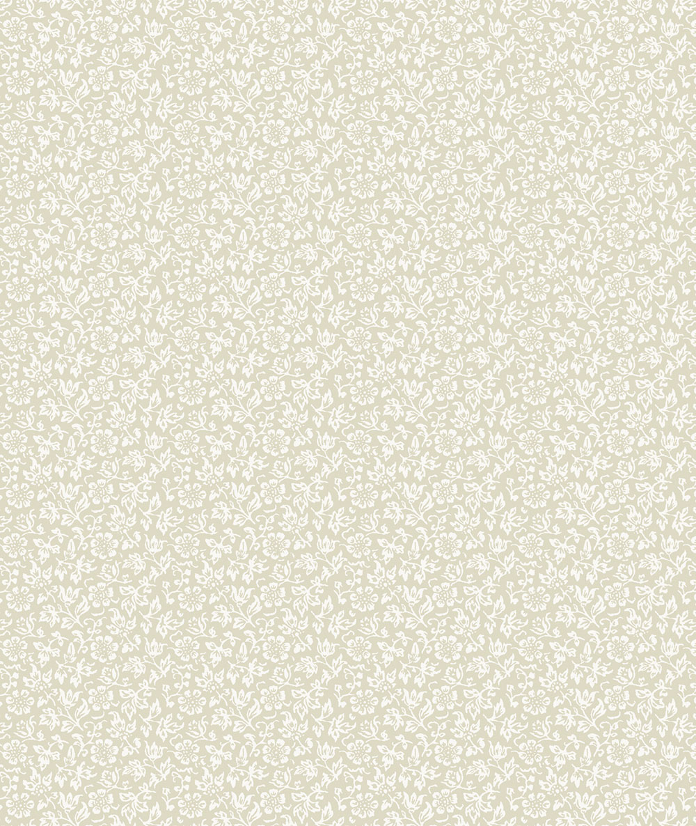 Tapéta, bézs-fehér, virágmintás, 140327, Laura Ashley 4