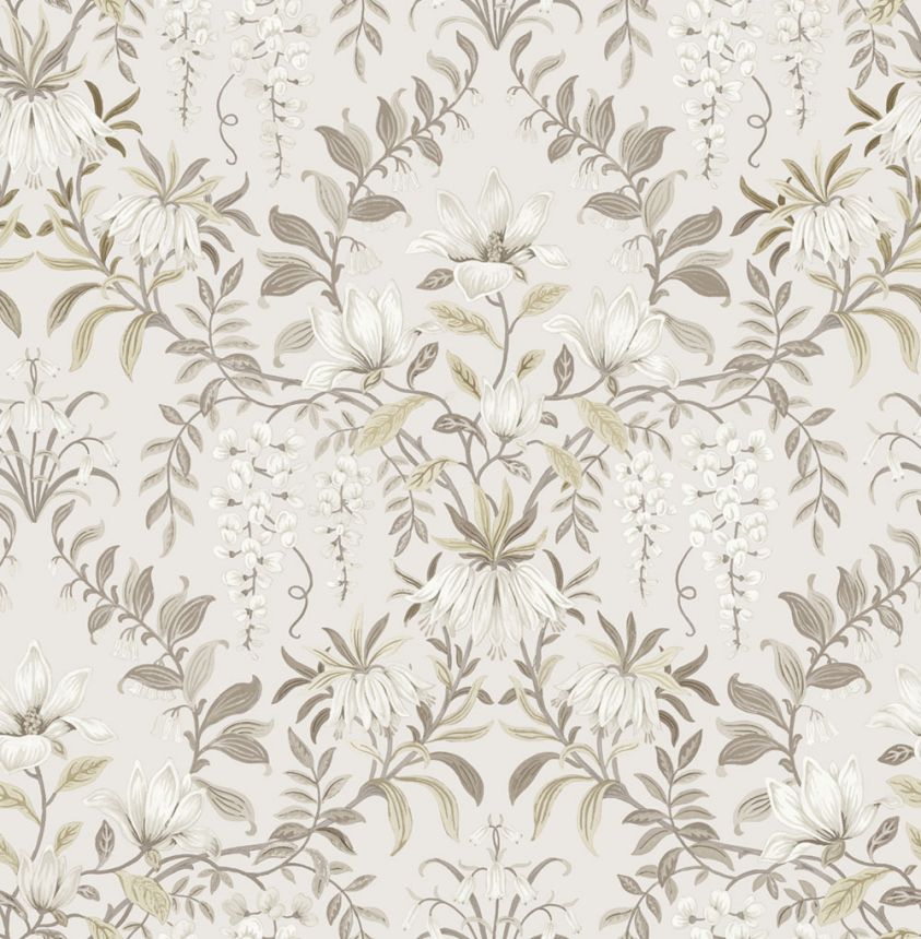 Virágmintás tapéta, bézs, barna, 140335, Laura Ashley 4