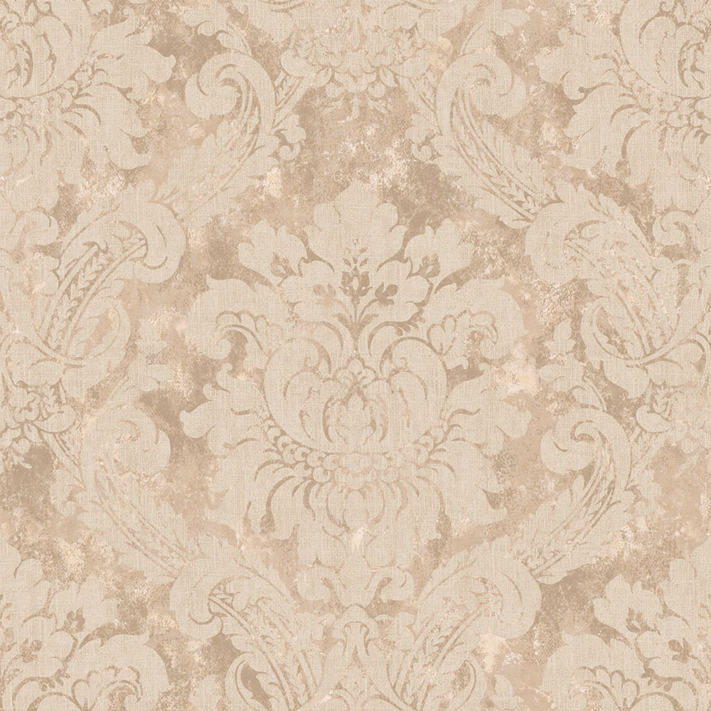 Tapéta, rózsaszín, fehér, damasztminta, AU41003, Aurelia, Prestige Wallcoverings