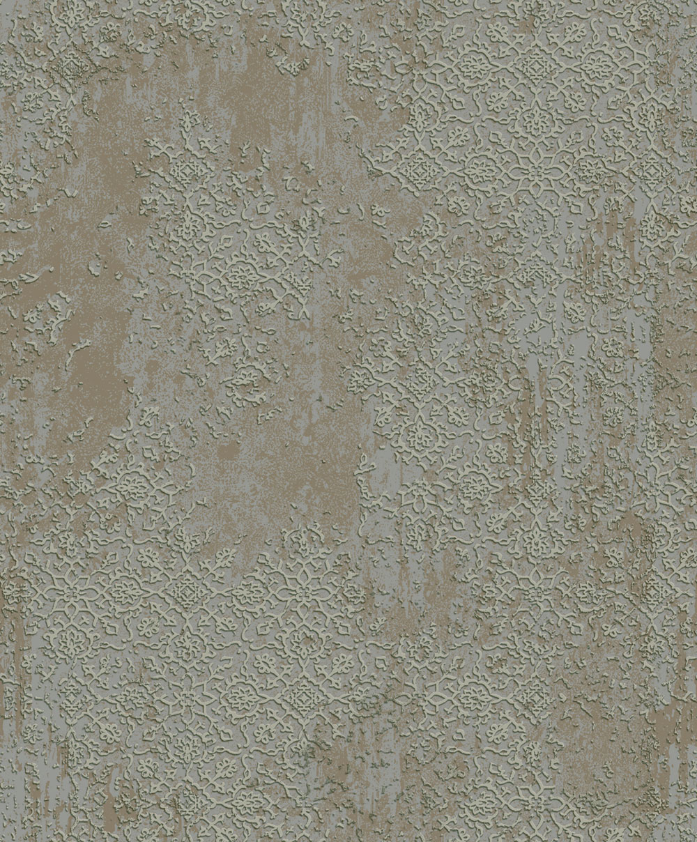 Tapéta, szürke, arany, vintage ornamentika, AU41203, Aurelia, Prestige Wallcoverings