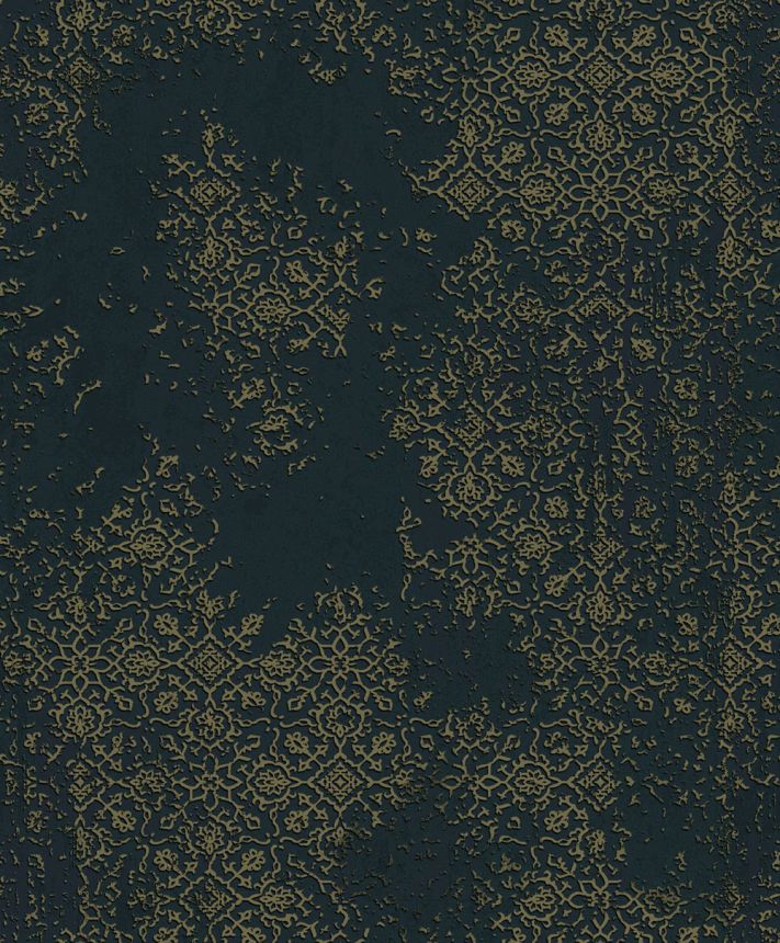 Tapéta, kék, bézs, vintage ornamentika, AU41205, Aurelia, Prestige Wallcoverings