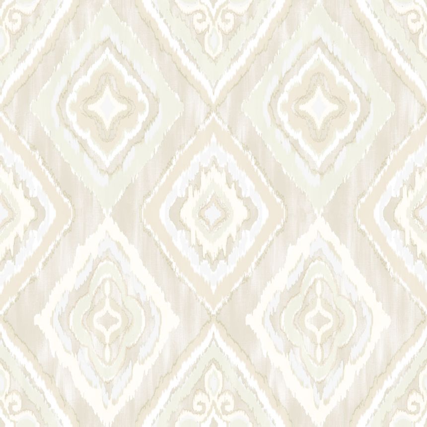 Tapéta, fehér, bézs, szövet hatású, AU41401, Aurelia, Prestige Wallcoverings