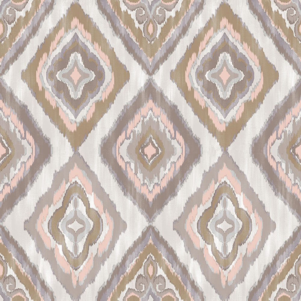 Tapéta, rózsaszín, szürke, szövet hatású, AU41403, Aurelia, Prestige Wallcoverings