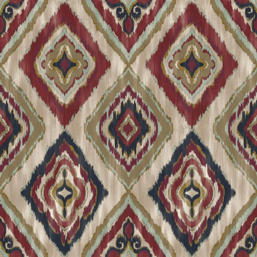 Tapéta, bézs, kék, szövet hatású, AU41405, Aurelia, Prestige Wallcoverings