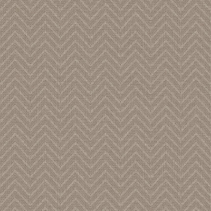 Geometrikus tapéta, barna, bézs, szövet hatású, 140089, Abigail Ahern vol.1