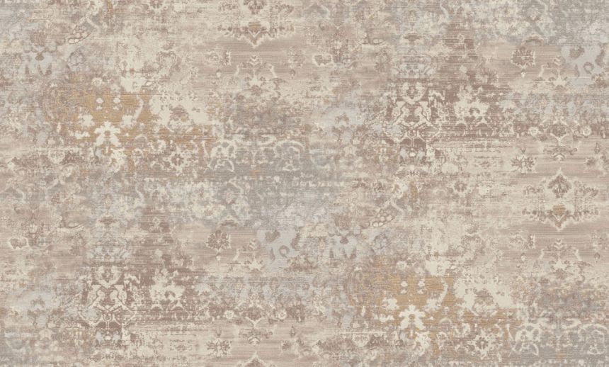 Tapéta, szürke-barna, vintage ornamentumok, CO3102, Concept, Grandeco